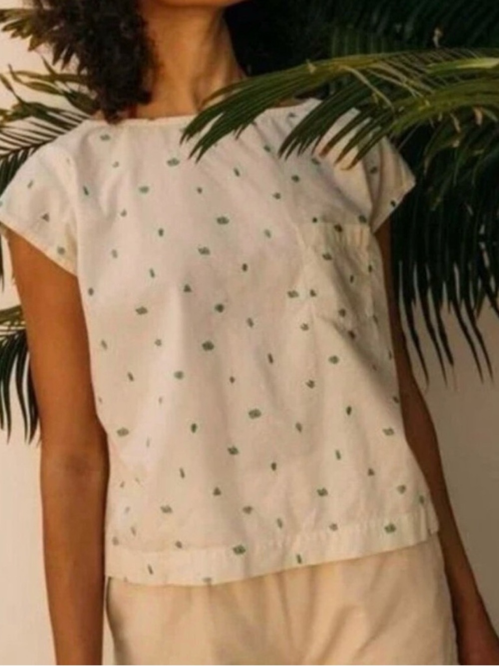 Mollusk California 100% Cotton Succulent Blouse